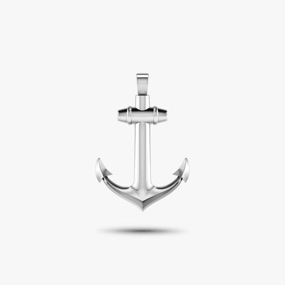 anchor amulet pendant in sterling silver