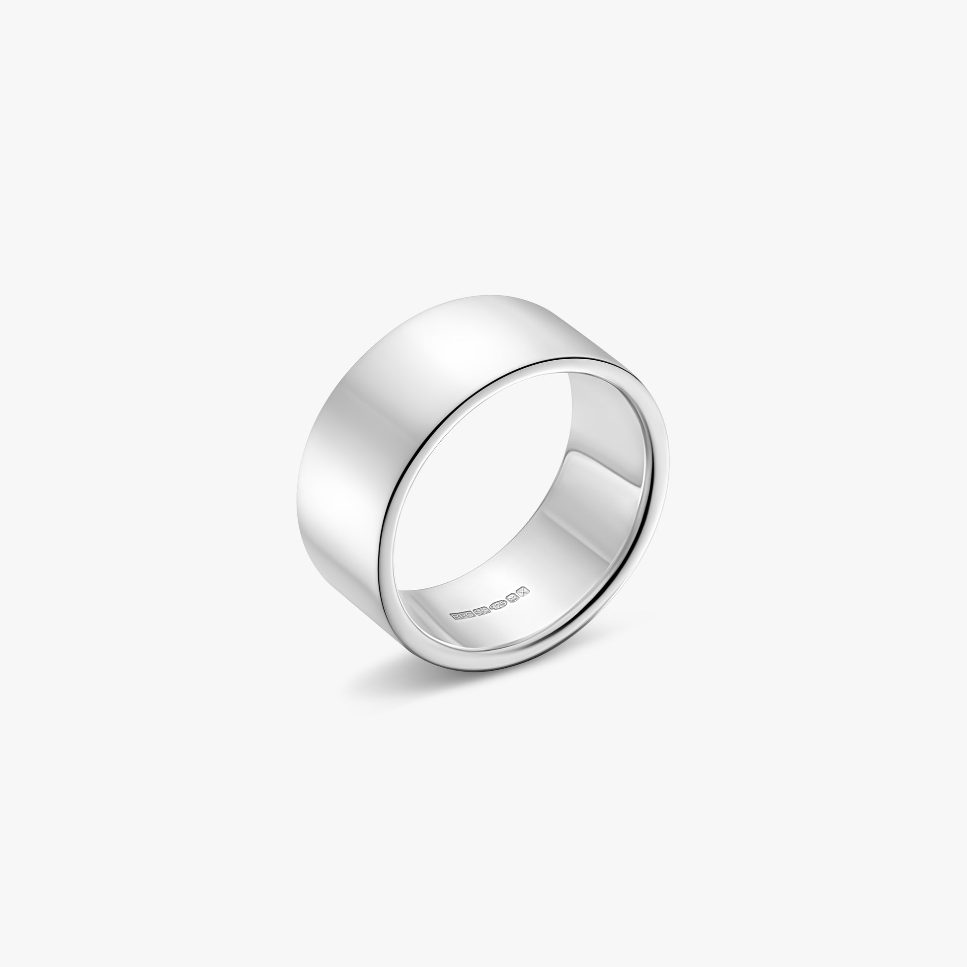 classic band ring in sterling silver