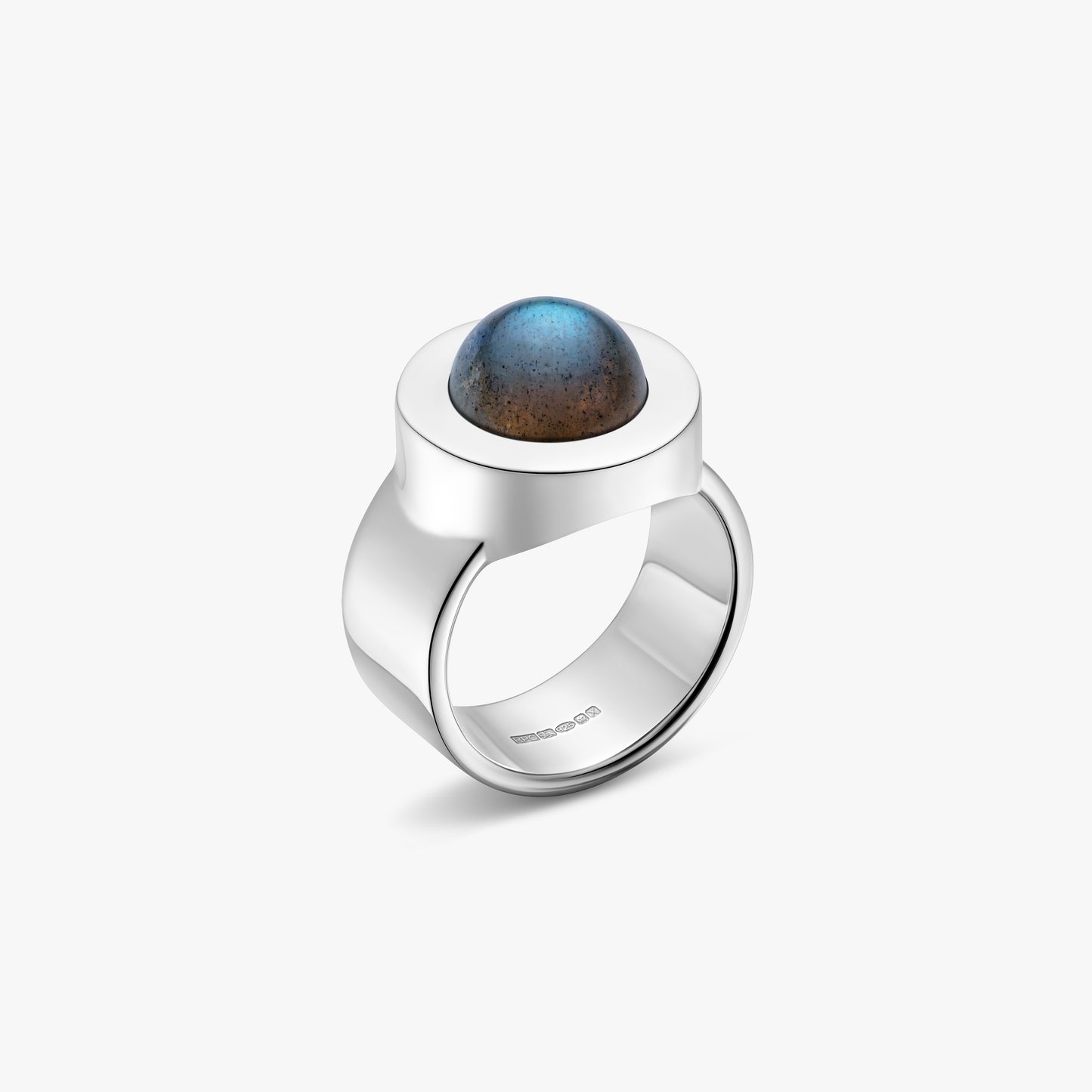 labradorite ring in sterling silver