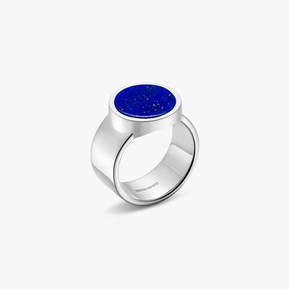 lapis lazuli ring in sterling silver